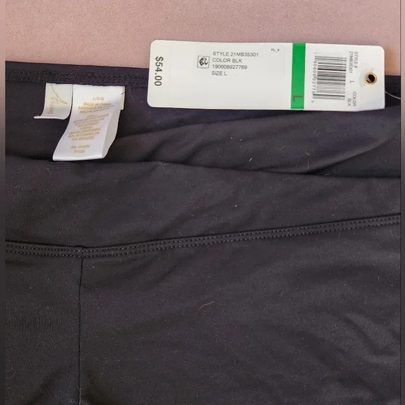 Anne Cole Black Twist Front Boy Short NWT Sz L - Picture 6 of 8